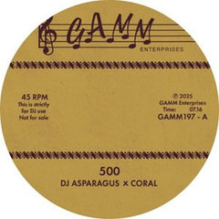 DJ ASPARAGUS X CORAL - 500 / 93
