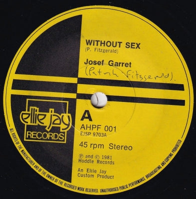 JOSEF GARRET - Without Sex