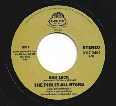 THE PHILLY ALL STARS - Bad Luck