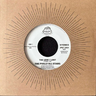 THE PHILLY ALL STARS - The Love I Lost (Eric Kupper Production)