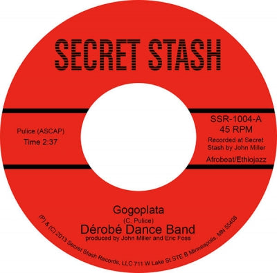 DéROBé DANCE BAND - Gogoplata / Kem Dahg