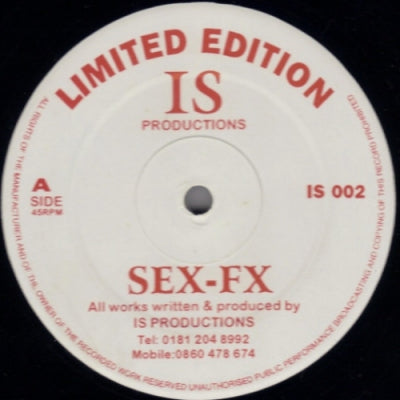 IS PRODUCTIONS - Sex-Fx / Bedrock / Alone