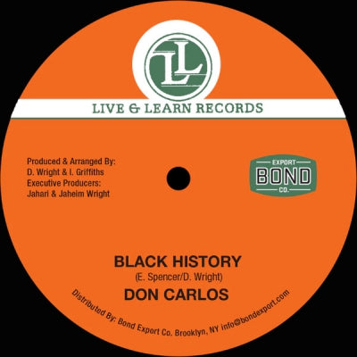 DON CARLOS / JUNIOR REID - Black History / Woman Change Your Ways