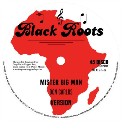 DON CARLOS / LITTLE JOHN - Mister Big Man / Work To Do