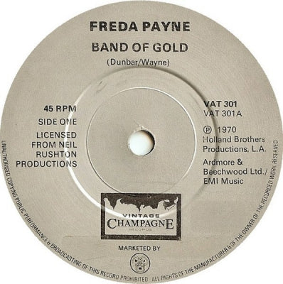 FREDA PAYNE - Band Of Gold / The Easiest Way To Fall