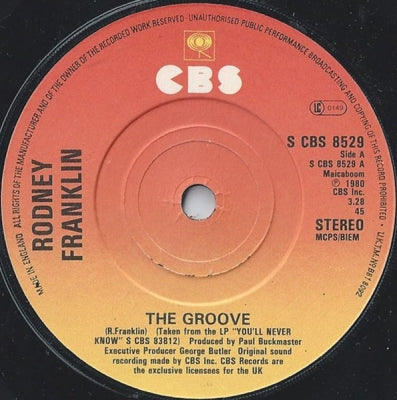 RODNEY FRANKLIN - The Groove