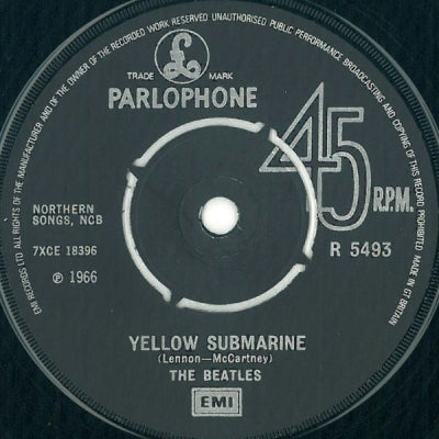 THE BEATLES - Yellow Submarine / Eleanor Rigby