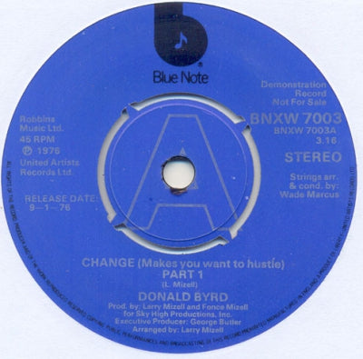 DONALD BYRD - Change (Makes You Want To Hustle)