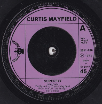 CURTIS MAYFIELD  - Superfly / Give Me Your Love (Love Song).