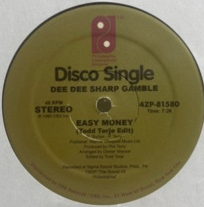 DEE DEE SHARP GAMBLE - Easy Money