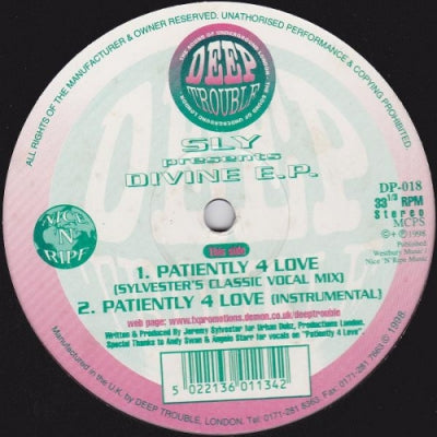 SLY PRESENTS - Divine E.P.