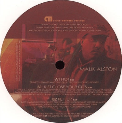 MALIK ALSTON - The Soul Latin EP