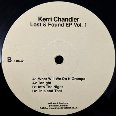 KERRI CHANDLER - Lost and Found EP Vol 1