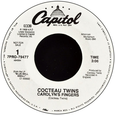 COCTEAU TWINS - Carolyn's Fingers