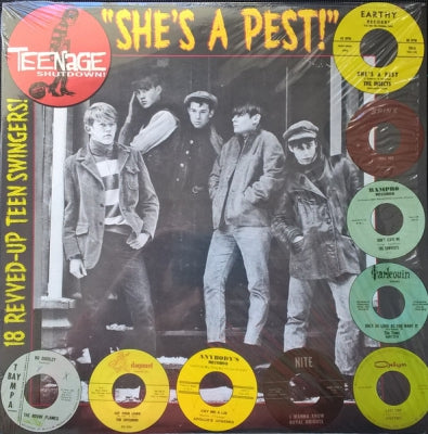 VARIOUS - "She's A Pest!" (18 Revved-Up Teen Swingers!)