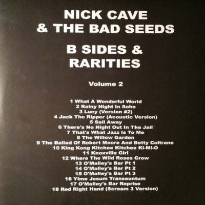 NICK CAVE AND THE BAD SEEDS - B Sides & Rarities Volume 1