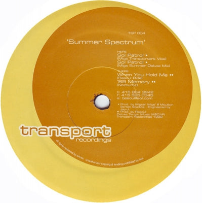 MIGUEL MIGS / DJ RASOUL - Summer Spectrum EP