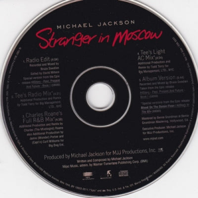 MICHAEL JACKSON - Stranger in Moscow