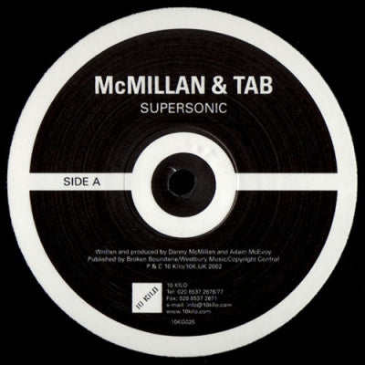 MCMILLAN & TAB - Supersonic / Detroit