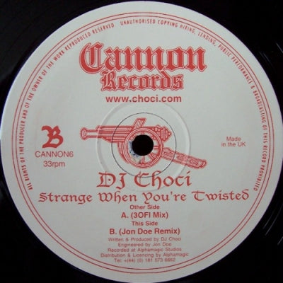 DJ CHOCI - Strange When You're Twisted