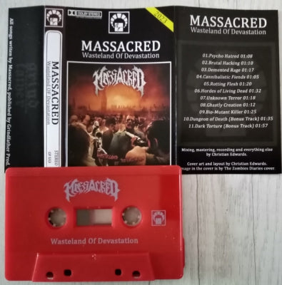MASSACRED - The Devil's Awakening / Wasteland Of Devastation