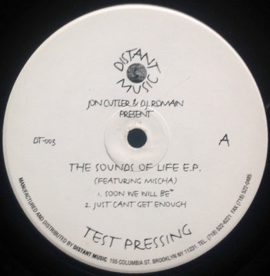 JON CUTLER & D.J. ROMAIN - The Sounds Of Life E.P.