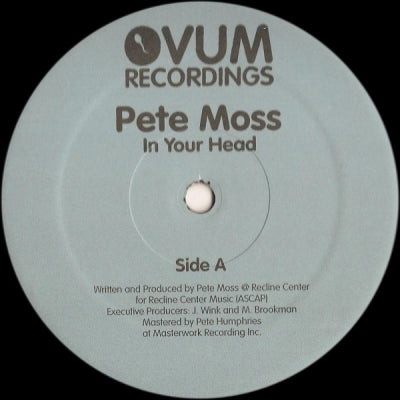 PETE MOSS - In Your Head