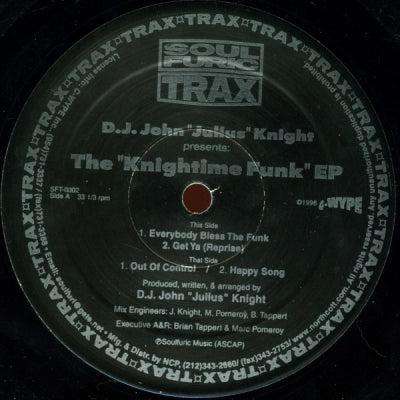 DJ JOHN JULIUS KNIGHT - The "Knightime Funk" EP