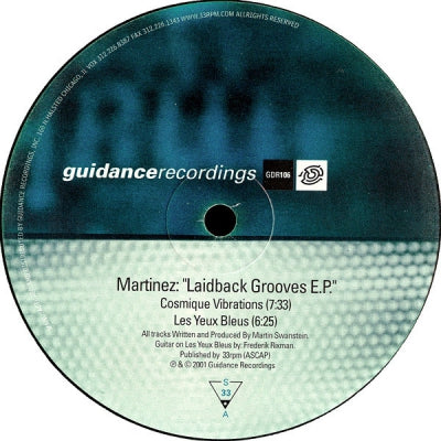 MARTINEZ - Laidback Grooves E.P.
