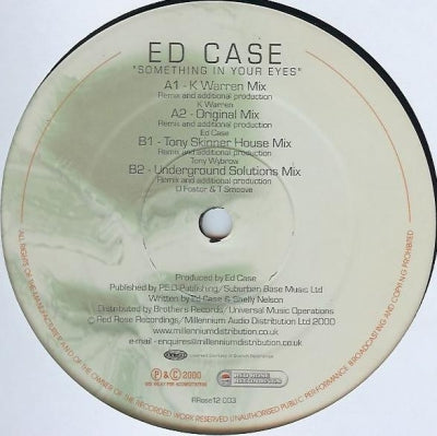 ED CASE - Something In Your Eyes