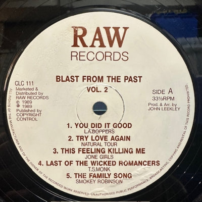 VARIOUS - Blast From The Past Vol. 2