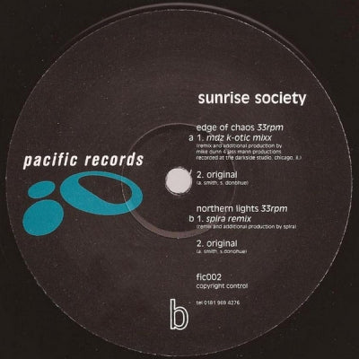 SUNRISE SOCIETY - Edge Of Chaos / Northern Lights