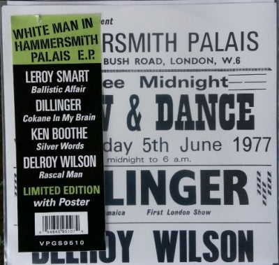 KEN BOOTHE, DILLINGER, LEROY SMART, DELROY WILSON - White Man In Hammersmith Palais E.P.