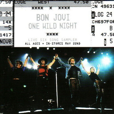 BON JOVI - One Wild Night - Live Six Song Sampler