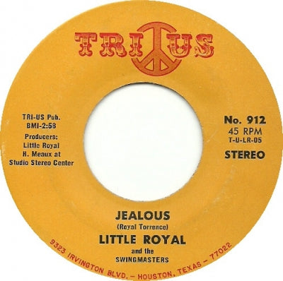 LITTLE ROYAL & THE SWINGMASTERS - Jealous / Razor Blade
