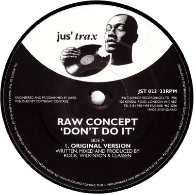 RAW CONCEPT - Don't Do It
