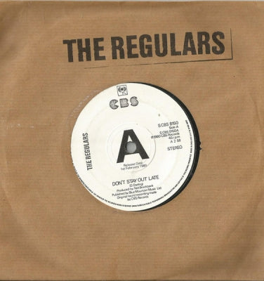 THE REGULARS - Don't Stay Out Late / Rude Boy Gone Jail