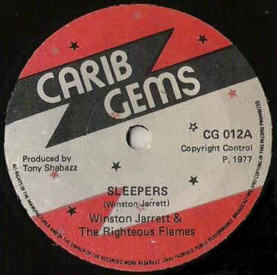 WINSTON JARRETT & THE RIGHTEOUS FLAMES - Sleepers / Version One