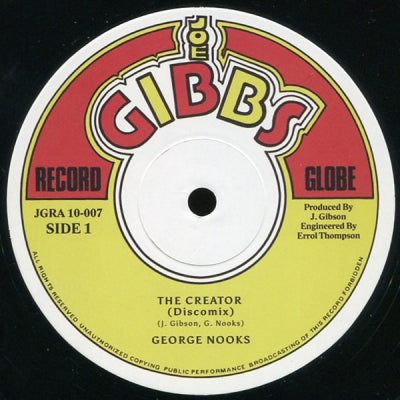 GEORGE NOOKS / RUDDY THOMAS - The Creator / Keep It Down