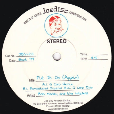 BOB MARLEY AND THE WAILERS - Put It On (Again)