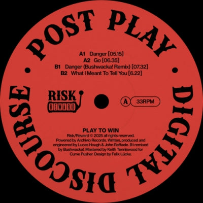 POST PLAY - Digital Discourse (Bushwacka! Remix)