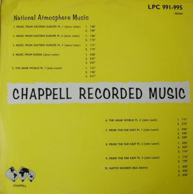 BOB ADAMS / JANOS LEHAR / JOHN LEACH - National Atmosphere Music
