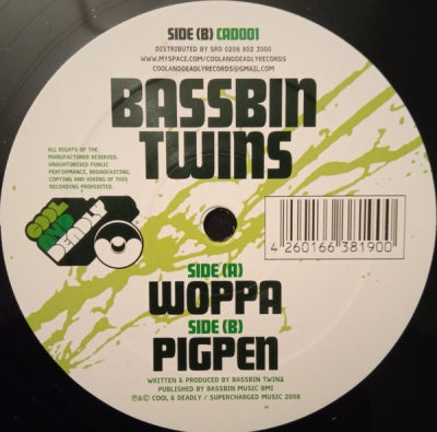 BASSBIN TWINS - Woppa / Pig Pen