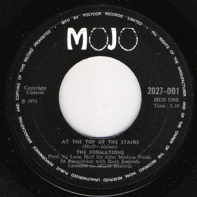 THE FORMATIONS - At The Top Of The Stairs / Magic Melody