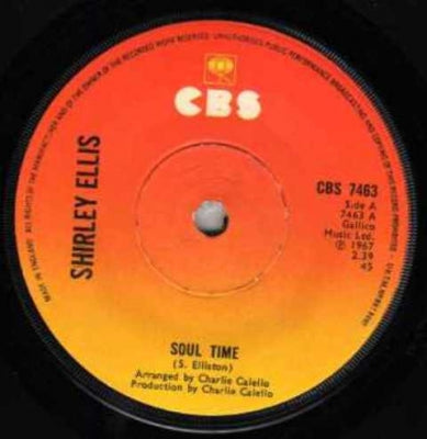 SHIRLEY ELLIS - Soul Time / Waitin'