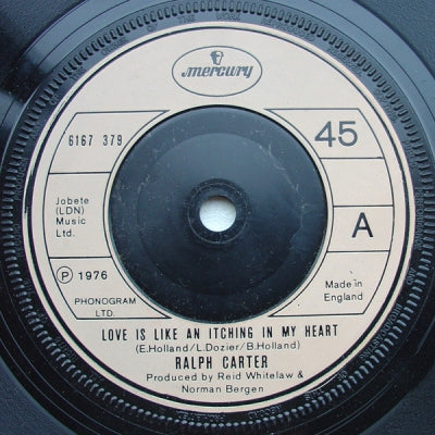 RALPH CARTER - Love Is Like An Itching In My Heart / Baby It's True (Cause I Love You)