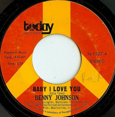 BENNY JOHNSON - Baby I Love You / Give It Up