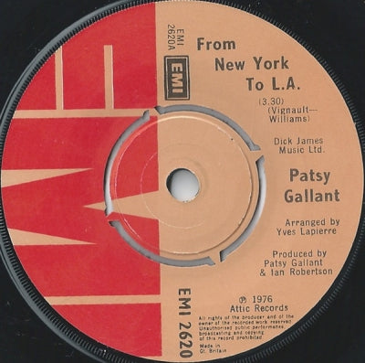 PATSY GALLANT - From New York To L.A. / Angie