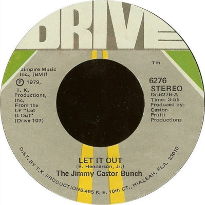 THE JIMMY CASTOR BUNCH - Let It Out / You Light Up My Life