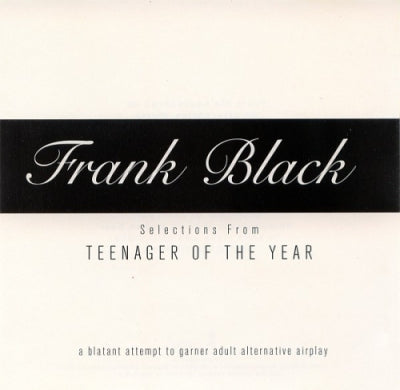 FRANK BLACK  - Selections From Teenager Of The Year